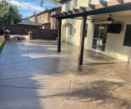 Exterior Concrete Stain - Before Exterior Concrete Stain - Before